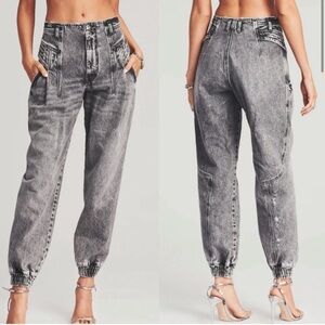 Retrofete Washed Black Ankle Jeans